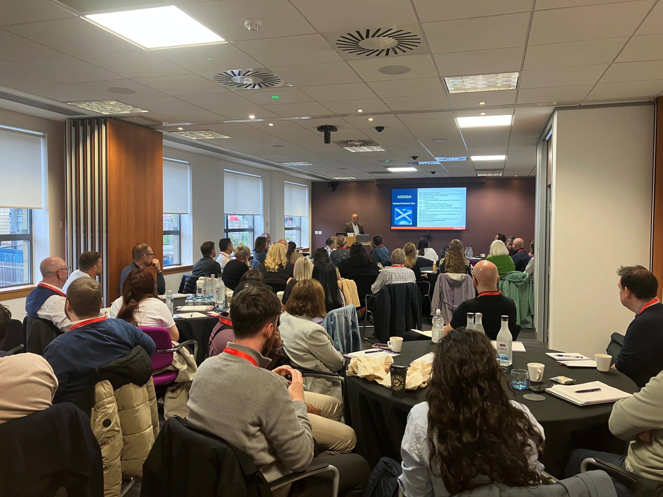 Start of the day at Engage Process Scotland